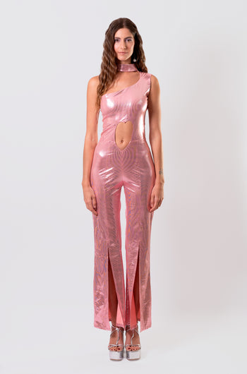 Luv Queen Jumpsuit Rose